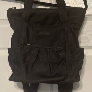Anne Klein AK Sport Black Nylon Backpack